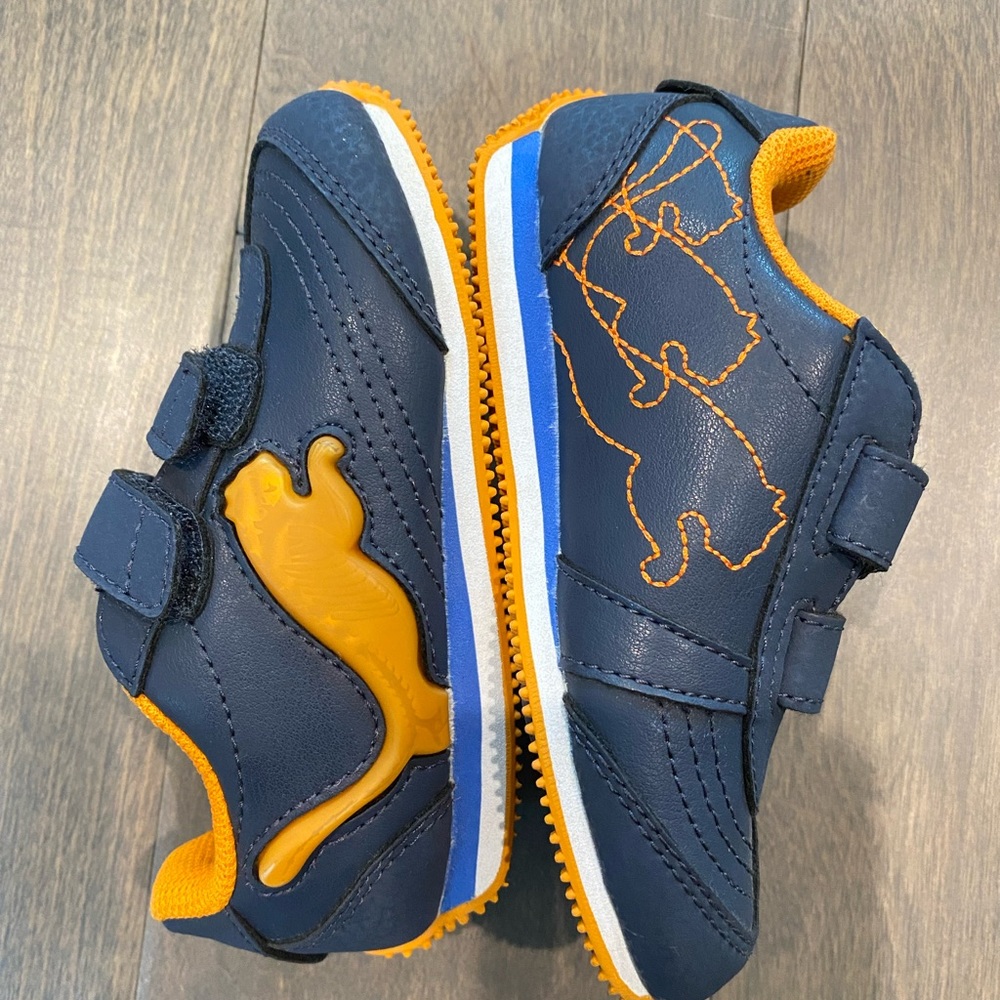 Puma Kinder Fit Light Up Kid Orange Blue Shoes
